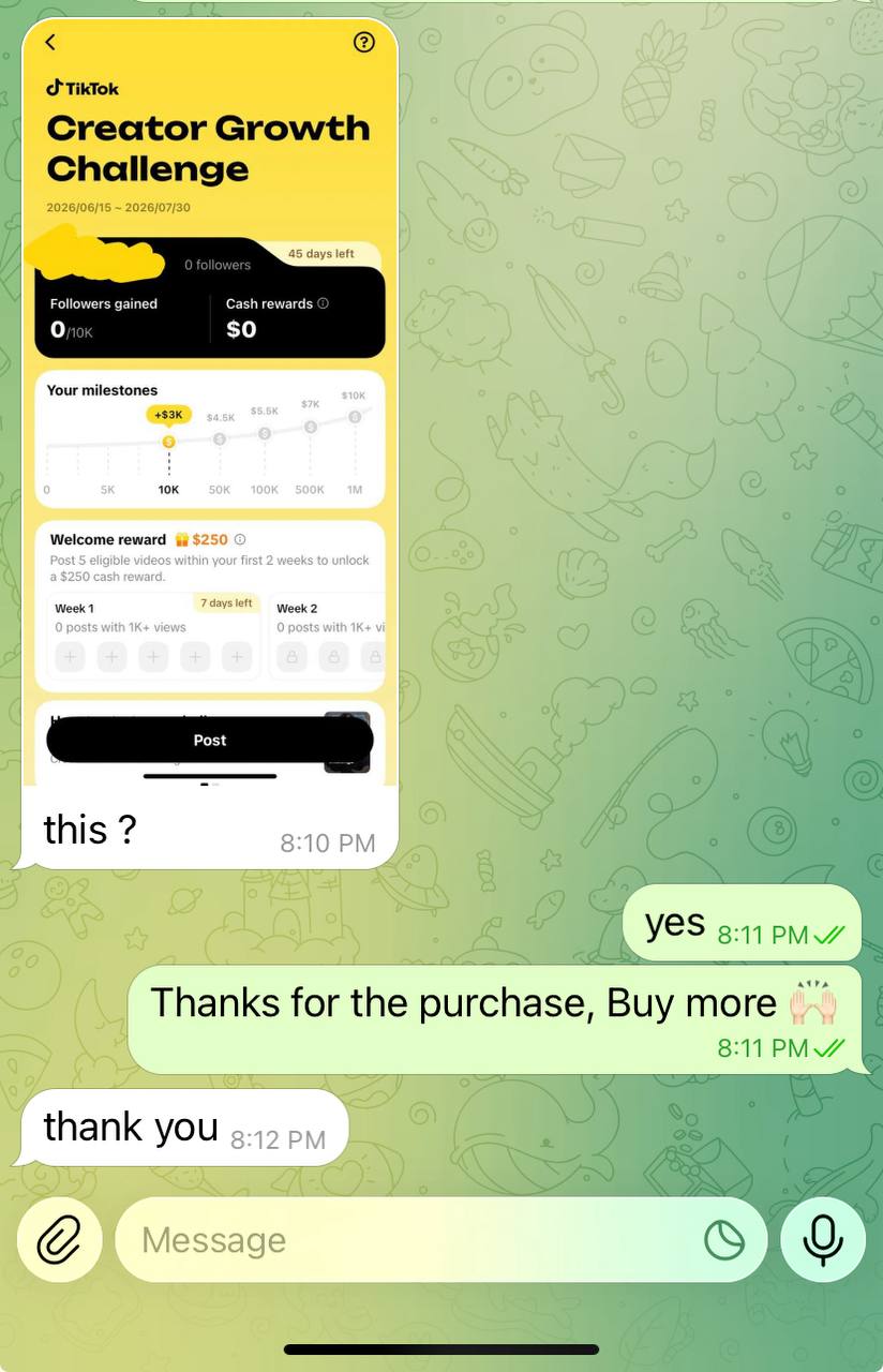 Buyer feedback screenshot 1